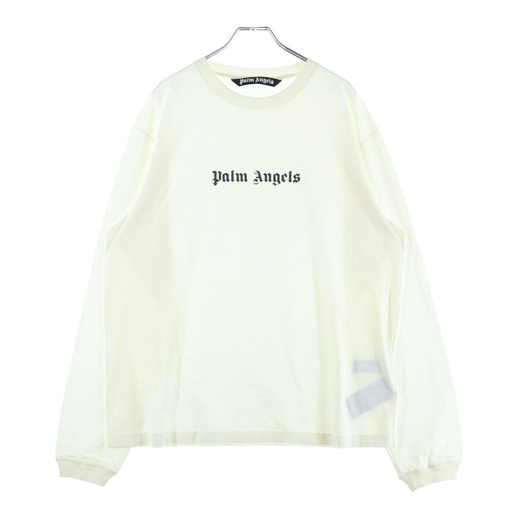 Palm Angels(パームエンジェルス) LOGO TEE L/S ロゴプリント クルー 