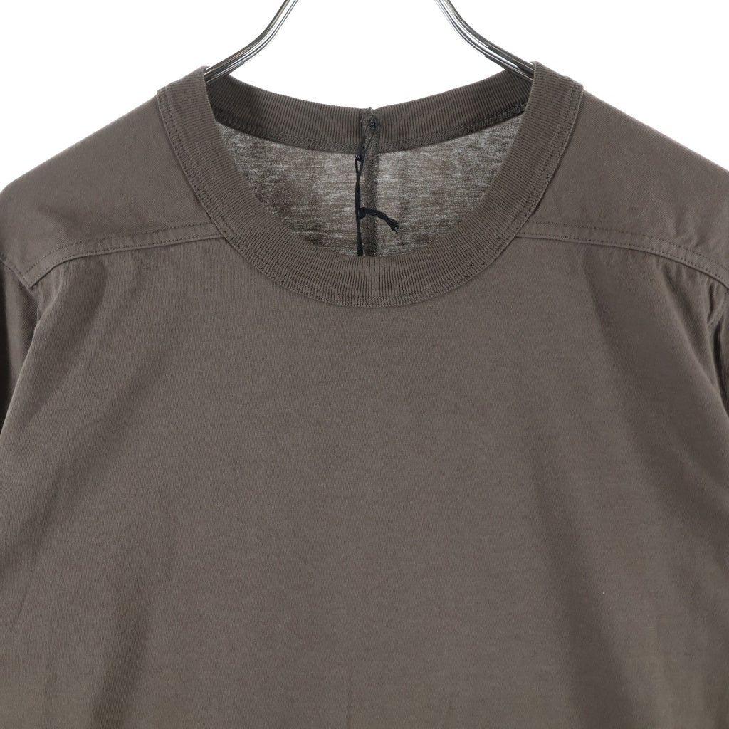 Rick Owens(リックオウエンス) 23AW LEVEL LS T レベル クルーネック 長袖Tシャツ カットソー チャコールグレー RU02C7266-JA