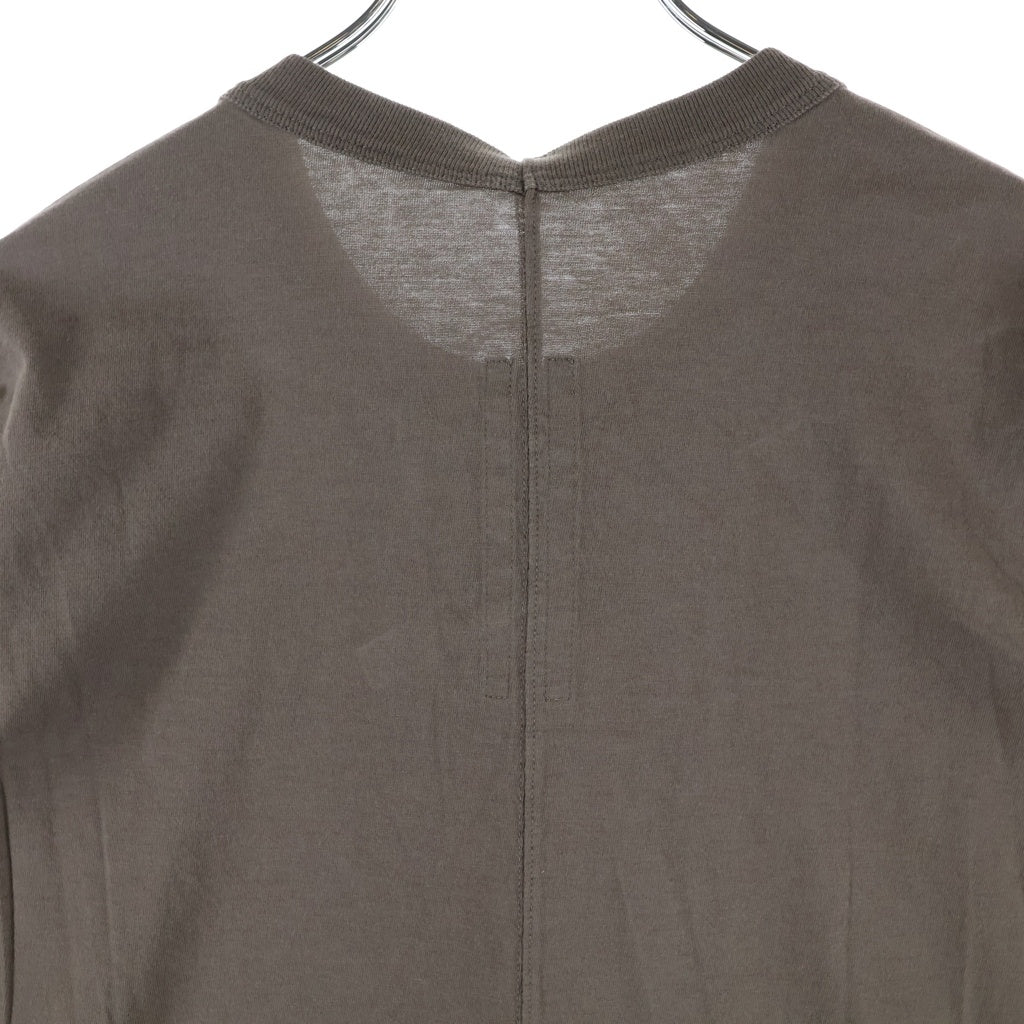 Rick Owens(リックオウエンス) 23AW LEVEL LS T レベル クルーネック 長袖Tシャツ カットソー チャコールグレー RU02C7266-JA