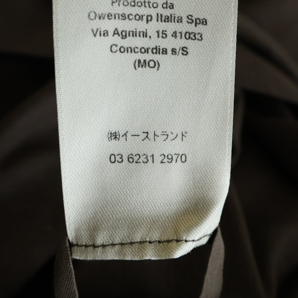 Rick Owens(リックオウエンス) 23AW LEVEL LS T レベル クルーネック 長袖Tシャツ カットソー チャコールグレー RU02C7266-JA