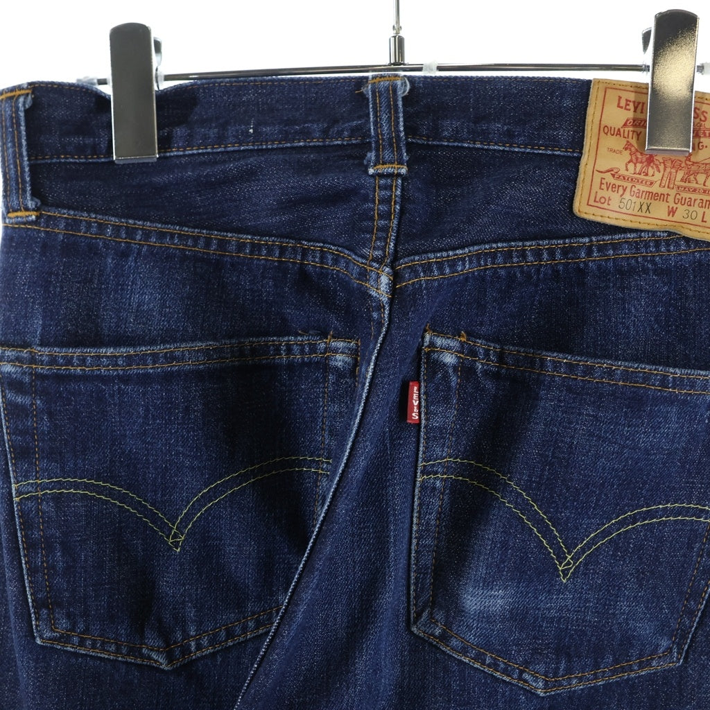 Levi's VINTAGE CLOTHING(リーバイス ビンテージ クロージング) 00S 501XX 1947年復刻 片面BIG E バレンシア工場 ボタン裏555 赤耳 ボタンフライストレートデニムパンツ 47501-0117