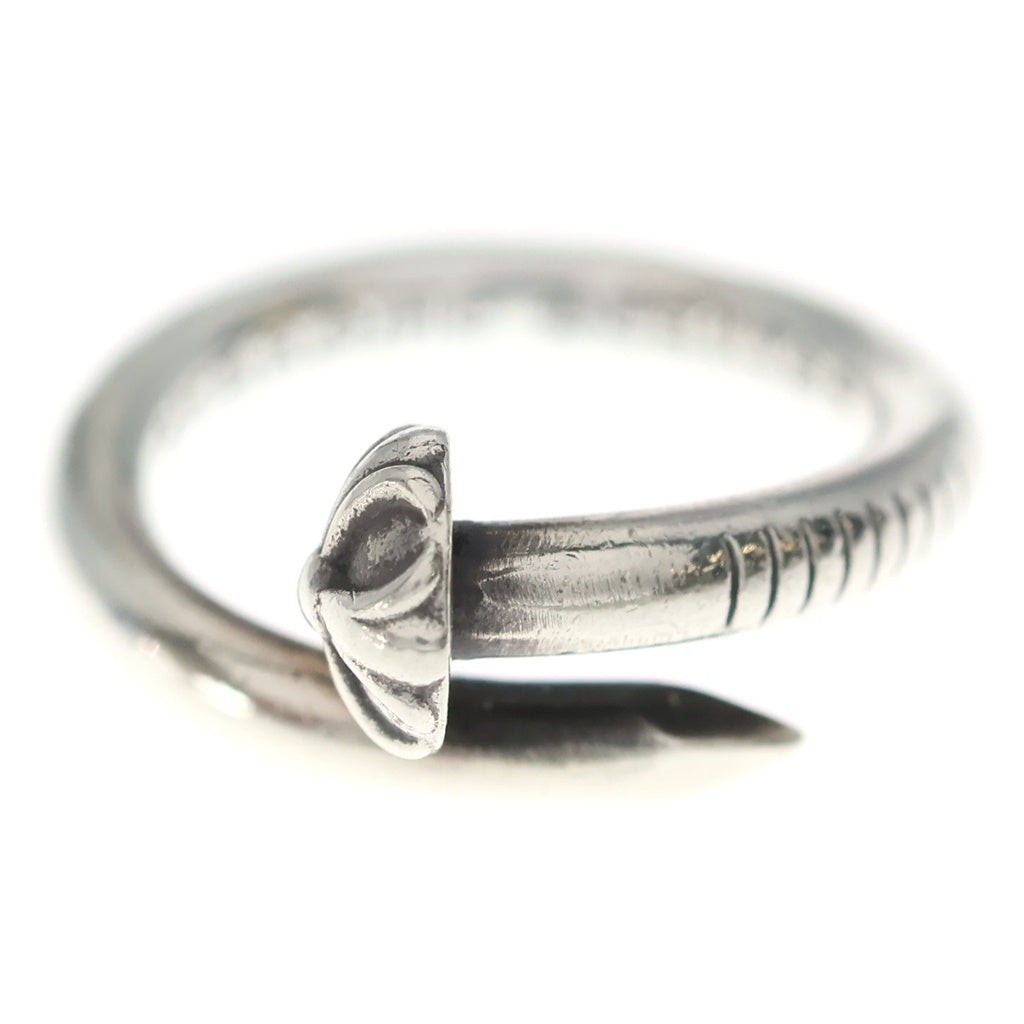 CHROME HEARTS(クロムハーツ) NAIL CRSBALL ネイル クロスボール リング シルバー BCA349