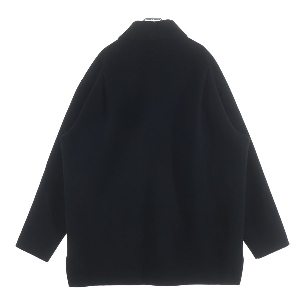 Acne Studios(アクネ ストゥディオズ) ソフトウール オーバーサイズ シャツジャケット ブラック FN-MN-OUTW000587