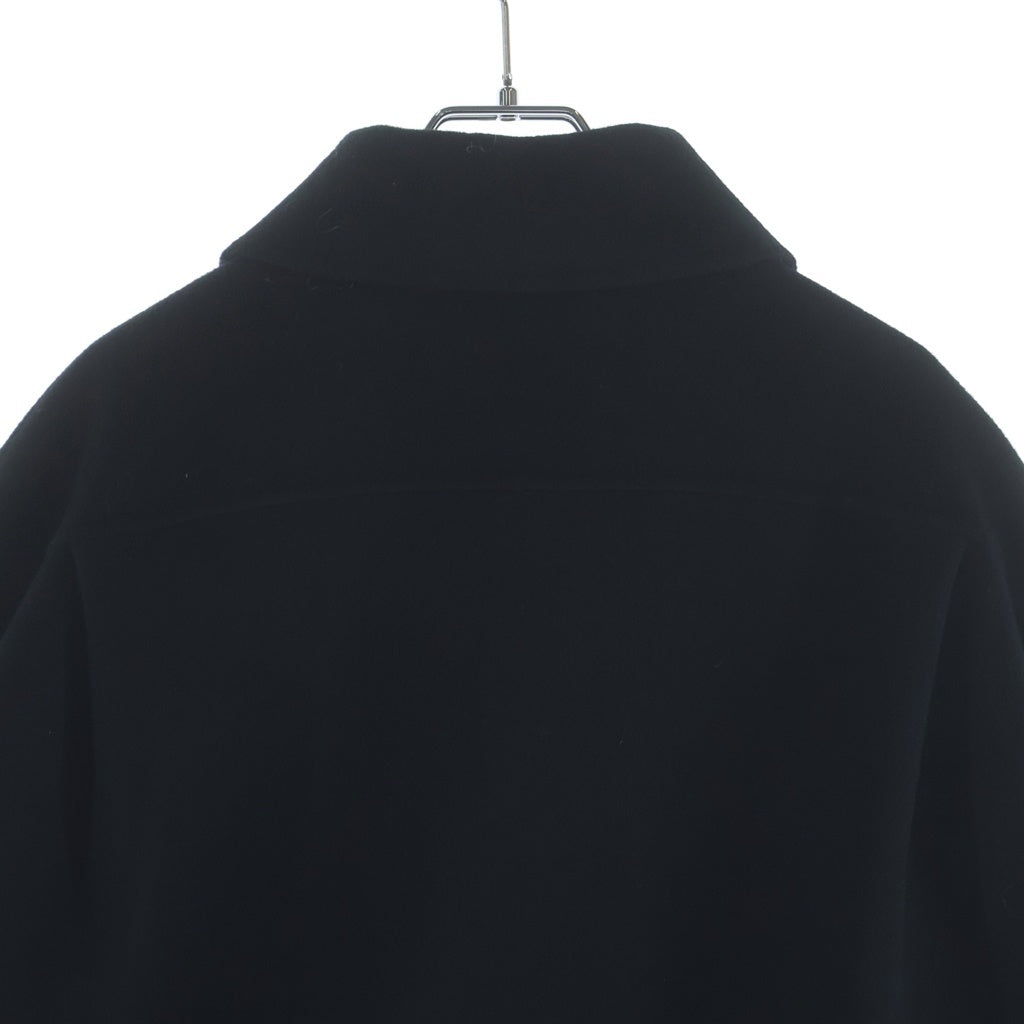 Acne Studios(アクネ ストゥディオズ) ソフトウール オーバーサイズ シャツジャケット ブラック FN-MN-OUTW000587