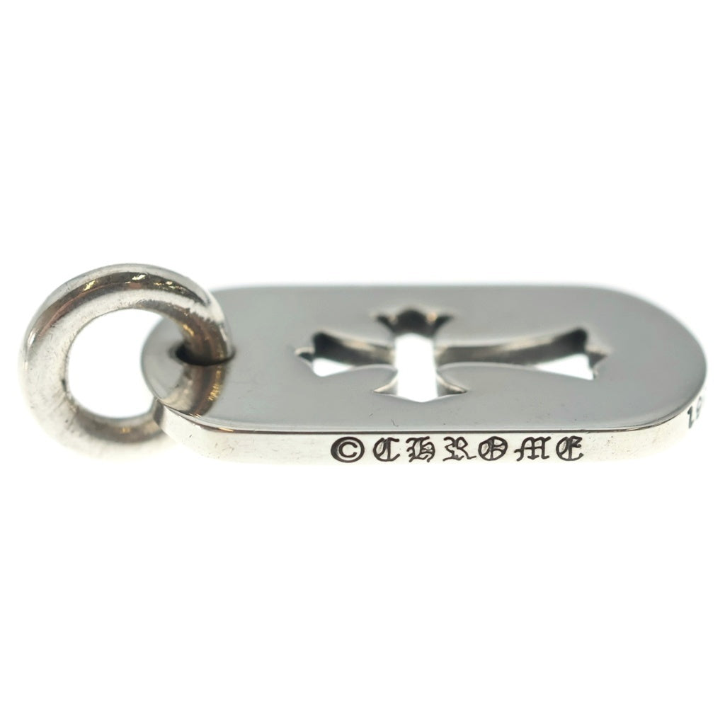 CHROME HEARTS(クロムハーツ) D TAG SML CO CRS カットアウトクロスドッグタグ スモール ペンダントトップ シルバー BCA242