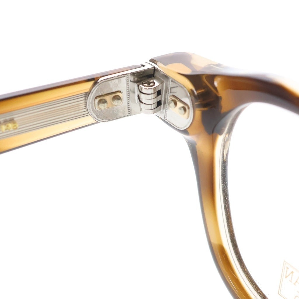 EYEVAN(アイヴァン) 7285 MODEL343 スクエアフレーム クリア サングラス メガネ ブラウン