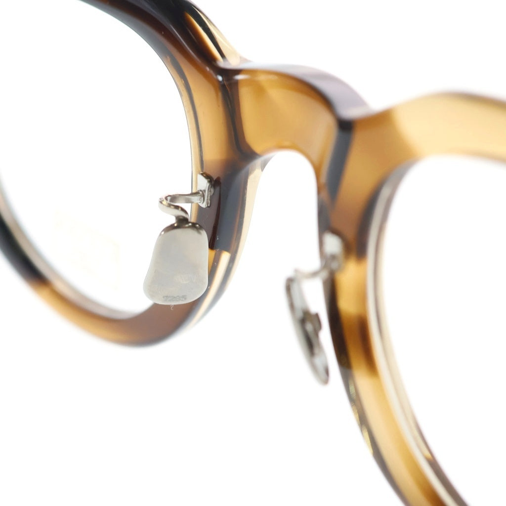 EYEVAN(アイヴァン) 7285 MODEL340 ウェリントンフレーム クリア サングラス メガネ ブラウン
