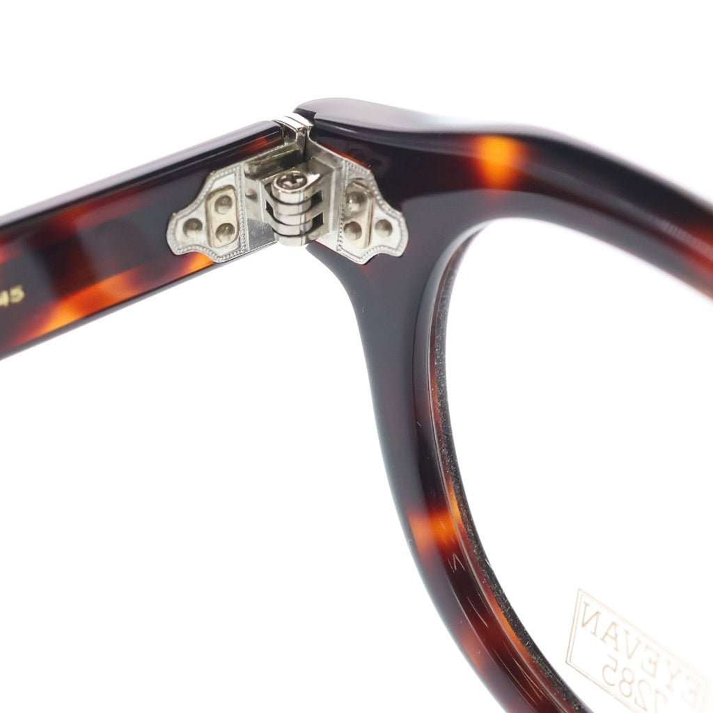 EYEVAN(アイヴァン) 7285 MODEL340 ウェリントンフレーム クリア サングラス メガネ ブラック/ブラウン