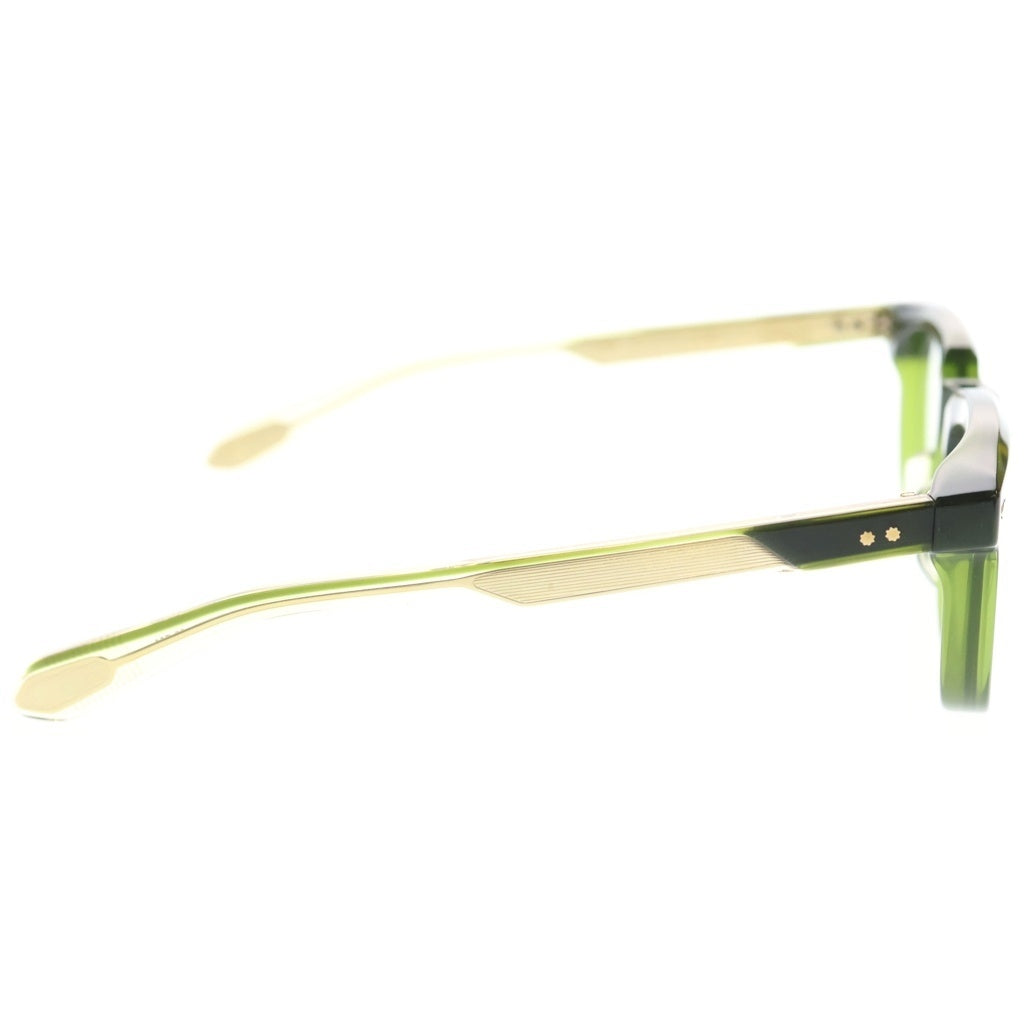JACQUES MARIE MAGE(ジャック マリー マージュ) STAHLER スターラー ウェリントンフレーム クリア サングラス メガネ グリーン/ゴールド JMMSTL20