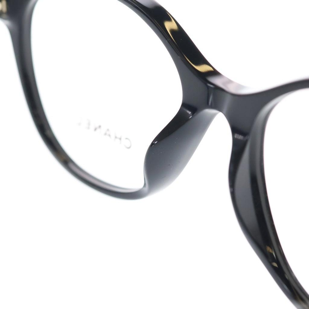 CHANEL(シャネル) 3493-A ウェリントンフレーム チェーンココマークテンプル サングラス メガネ ブラック