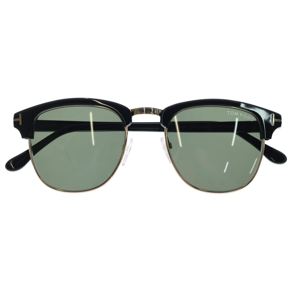 TOM FORD(トムフォード) HENRY サーモントフレーム カラーレンズ サングラス メガネ ブラック/ゴールド TF248