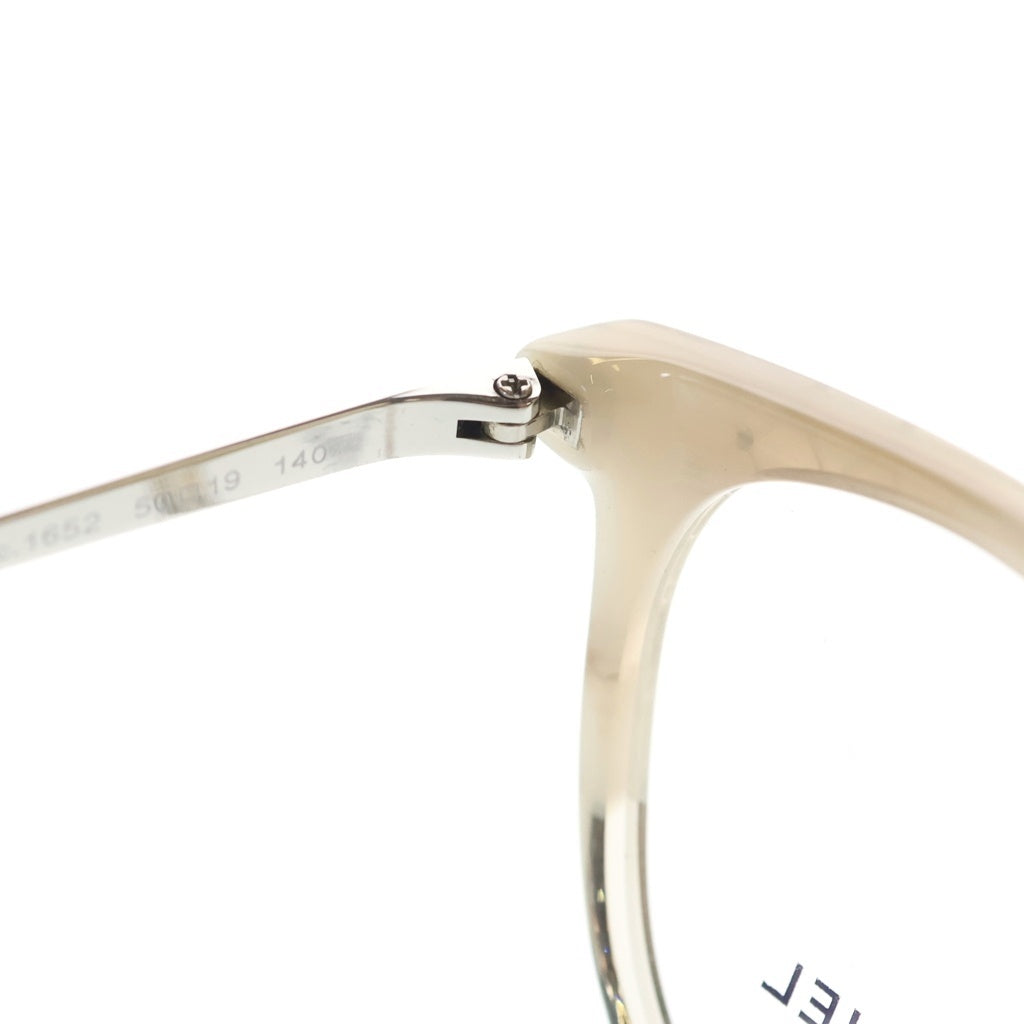 CHANEL(シャネル) 3378-B-A ウェリントンフレーム クリア マトラッセキルティング サングラス メガネ ベージュ