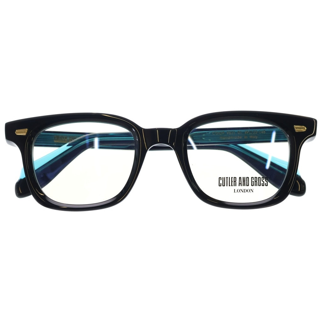 CUTLER AND GROSS(カトラーアンドグロス) 9521 01 ウェリントンフレーム クリア サングラス メガネ ブルー/ブラック