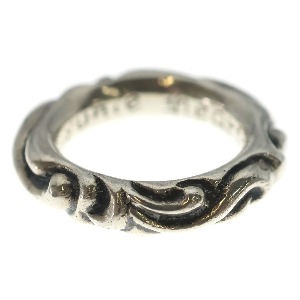 CHROME HEARTS(クロムハーツ) SCRL BAND スクロールバンド リング シルバー BCA351