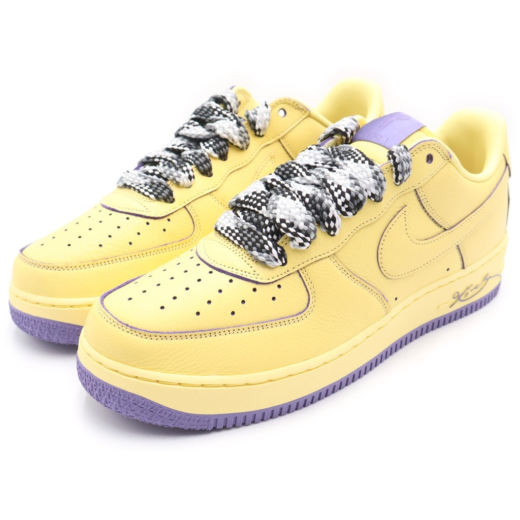NIKE(ナイキ) ×KOBE BRYANT AIR FORCE 1 LOW PROTRO コービー ブライアント エアフォース 1 プロトロ ローカットスニーカー イエロー/パープル US12/30cm HV9408-700