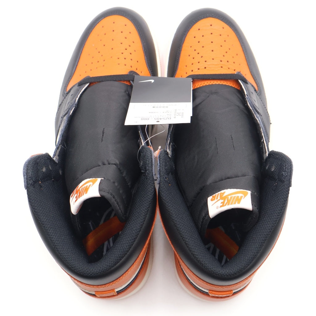NIKE(ナイキ) AIR JORDAN 1 RETRO HIGH OG SHATTERED BACKBOARD エアジョーダン1 レトロ シャッタードバックボード ハイカットスニーカー US9/27cm DZ5485-008