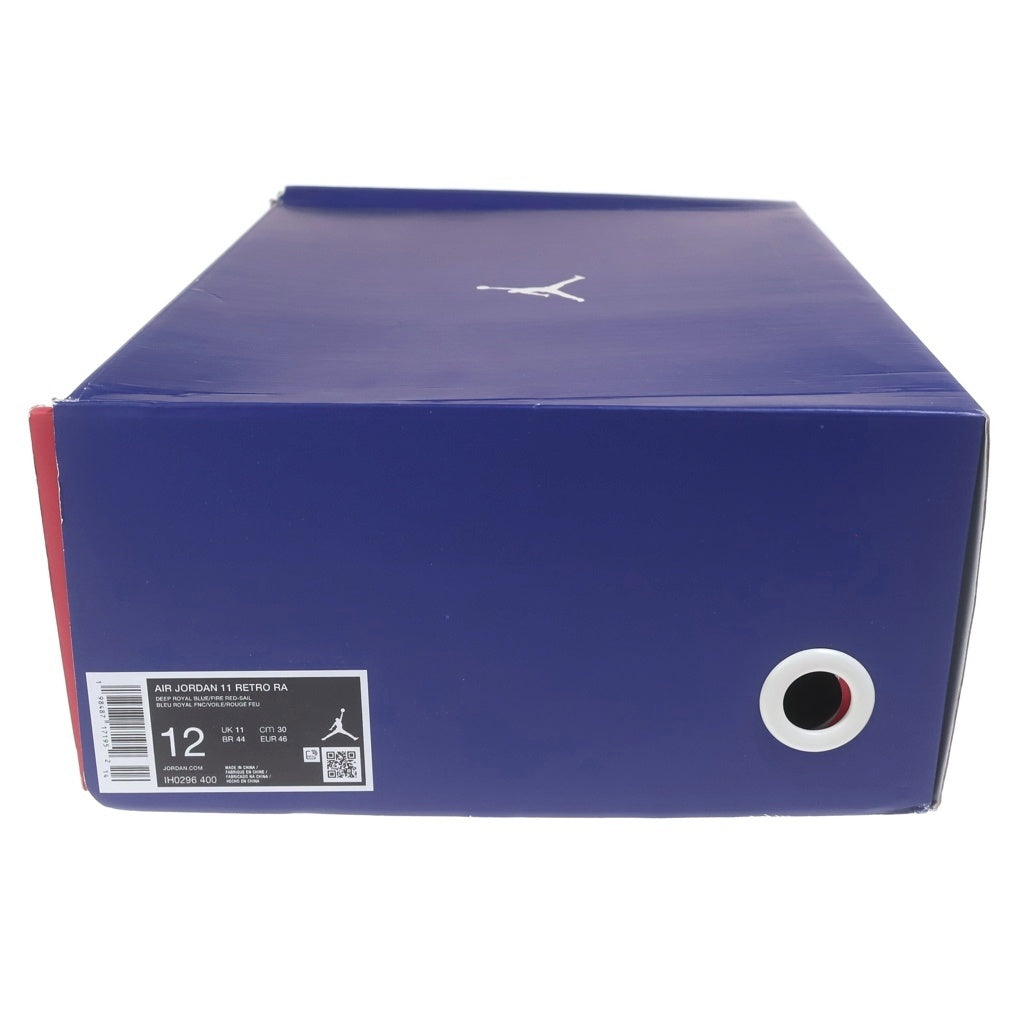 NIKE(ナイキ) AIR JORDAN 11 RETRO RARE AIR エアジョーダン 11 レトロ レアエア ミッドカットスニーカー ホワイト/ブルー US12/30cm IH0296-400