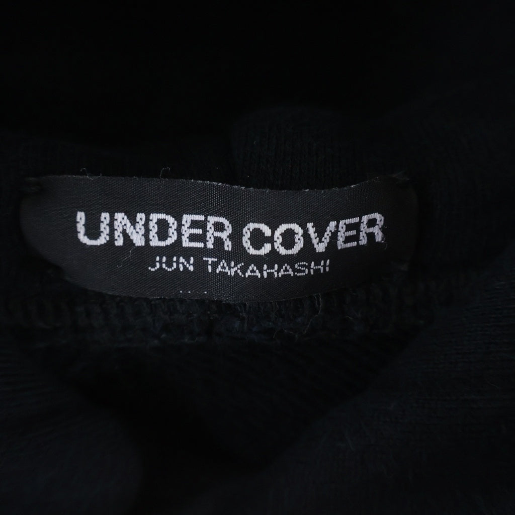 UNDERCOVER(アンダーカバー) × Girls Don't Cry ガールズドンクライ フロントロゴプリント プルオーバースウェットパーカー フーディー ブラック MUU9805-1