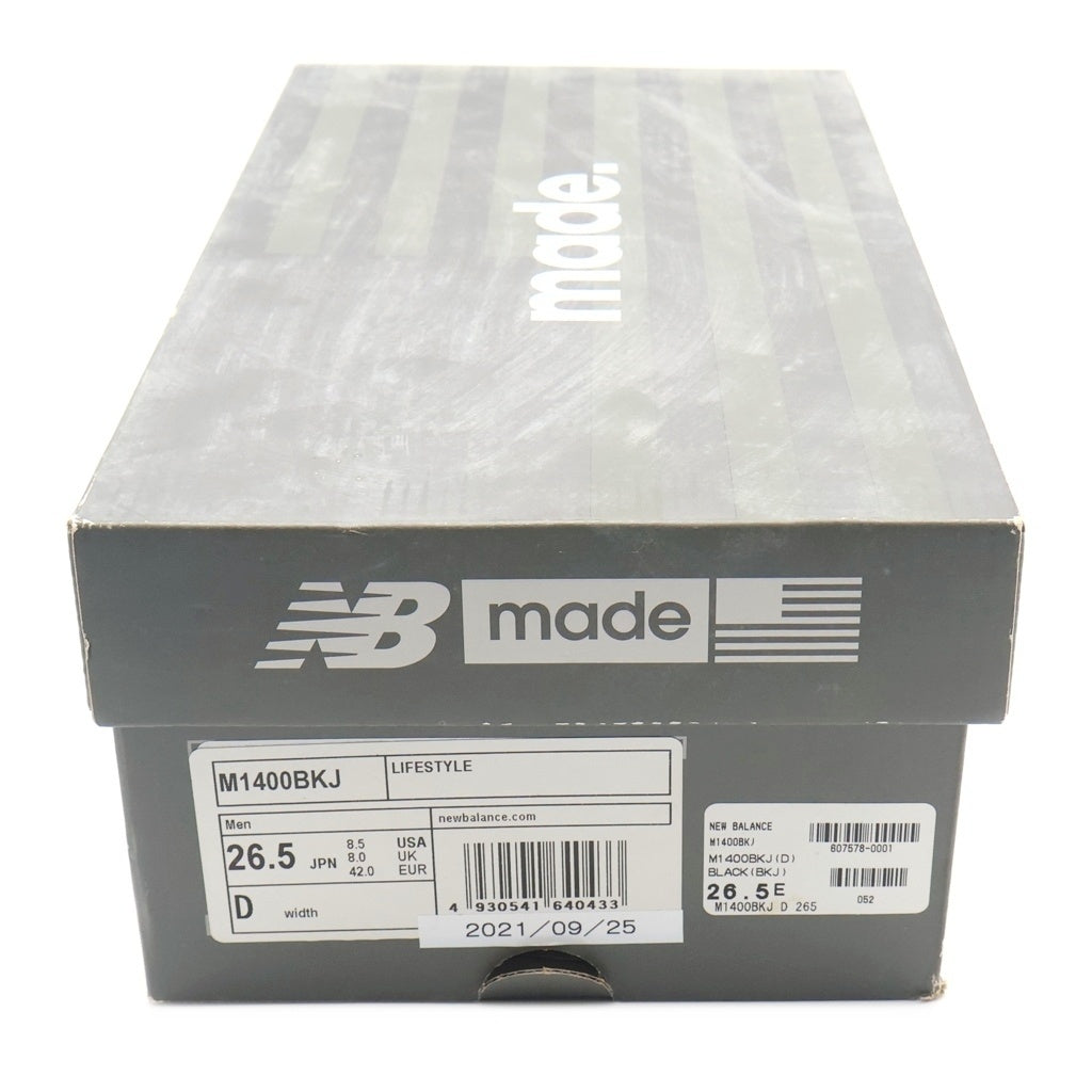New Balance(ニューバランス) M1400BKJ スウェード ローカットスニーカー ブラック US8.5/26.5cm
