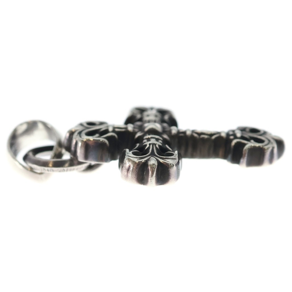 CHROME HEARTS(クロムハーツ) FILIG CROSS-XSM W BALE フィリグリークロスXSベイル wベイル ネックレストップ シルバー BCA262