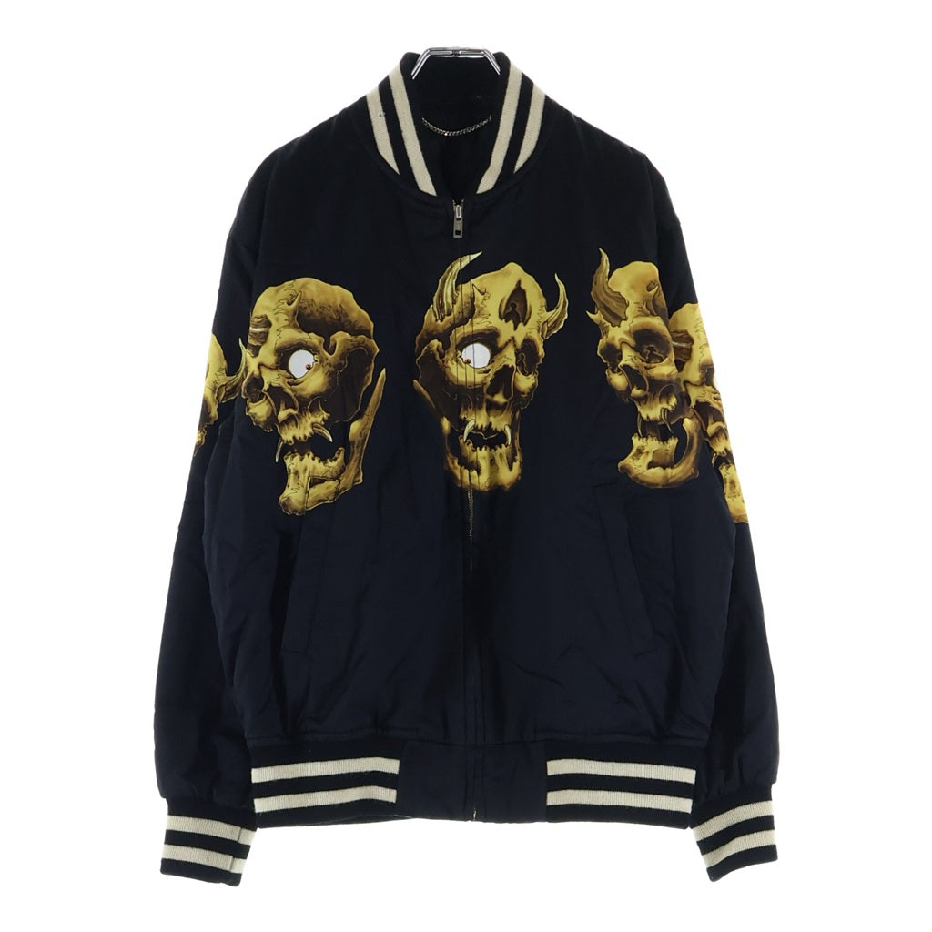 WACKO MARIA(ワコマリア) 21SS ×56 TATTOO STUDIO SKA JACKET 56タトゥースタジオ スカルプリント スカジャン ブルゾン ブラック 56TS-WM-BL01