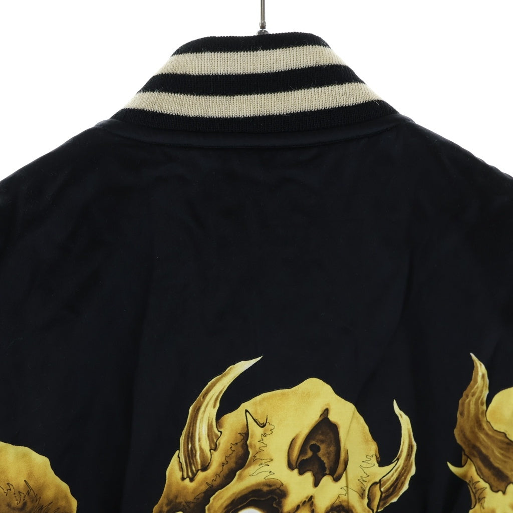 WACKO MARIA(ワコマリア) 21SS ×56 TATTOO STUDIO SKA JACKET 56タトゥースタジオ スカルプリント スカジャン ブルゾン ブラック 56TS-WM-BL01