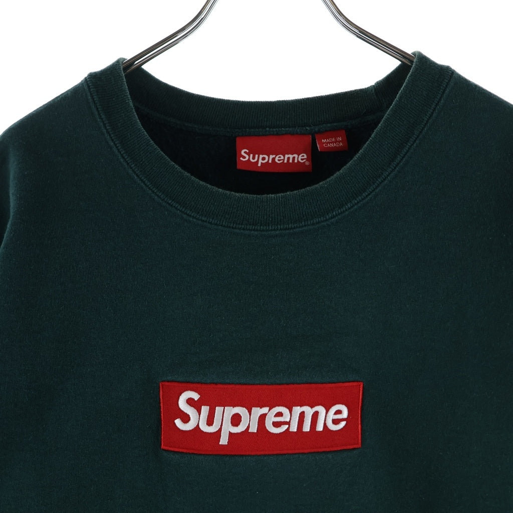 SUPREME(シュプリーム) 22AW Box Logo Crewneck ボックスロゴ クルーネック スウェット トレーナー グリーン
