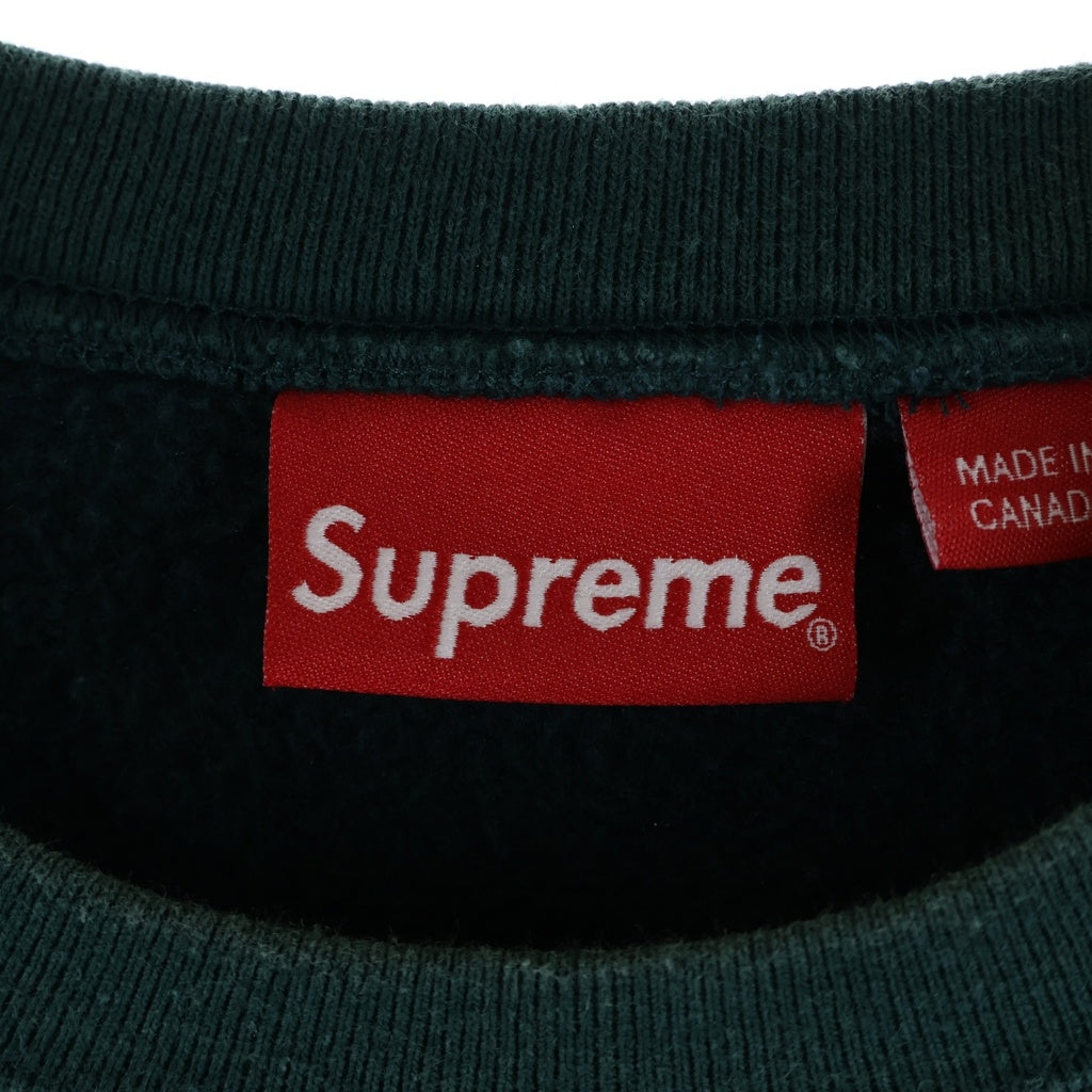 SUPREME(シュプリーム) 22AW Box Logo Crewneck ボックスロゴ クルーネック スウェット トレーナー グリーン