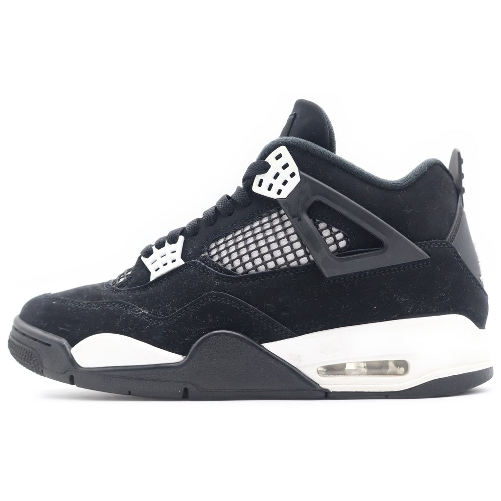 NIKE(ナイキ) AIR JORDAN 4 RETRO WHITE THUNDER エアジョーダン4 レトロ ホワイトサンダー ハイカットスニーカー ブラック US10/28cm FQ8138-001