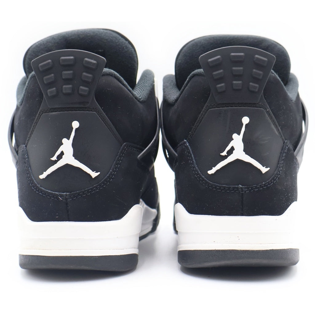 NIKE(ナイキ) AIR JORDAN 4 RETRO WHITE THUNDER エアジョーダン4 レトロ ホワイトサンダー ハイカットスニーカー ブラック US10/28cm FQ8138-001