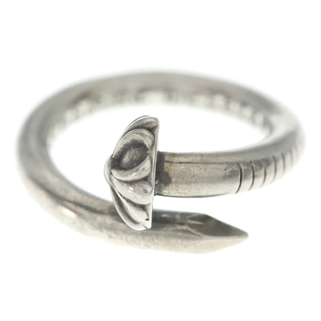 CHROME HEARTS(クロムハーツ) NAIL CRSBALL ネイル クロスボール リング シルバー BCA349