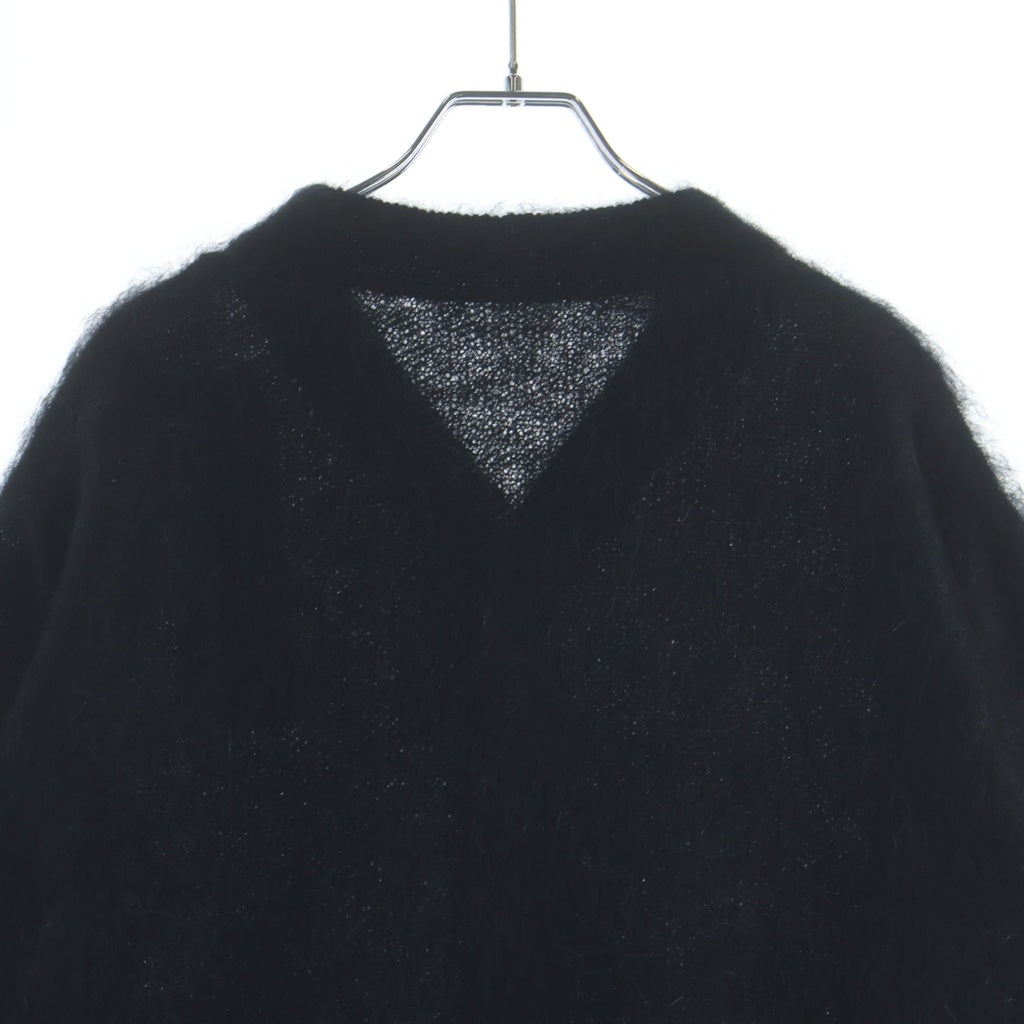 Sacai(サカイ) MOHAIR KNIT CARDIGAN ウール混 モヘア ニットカーディガン ブラック SCM-066