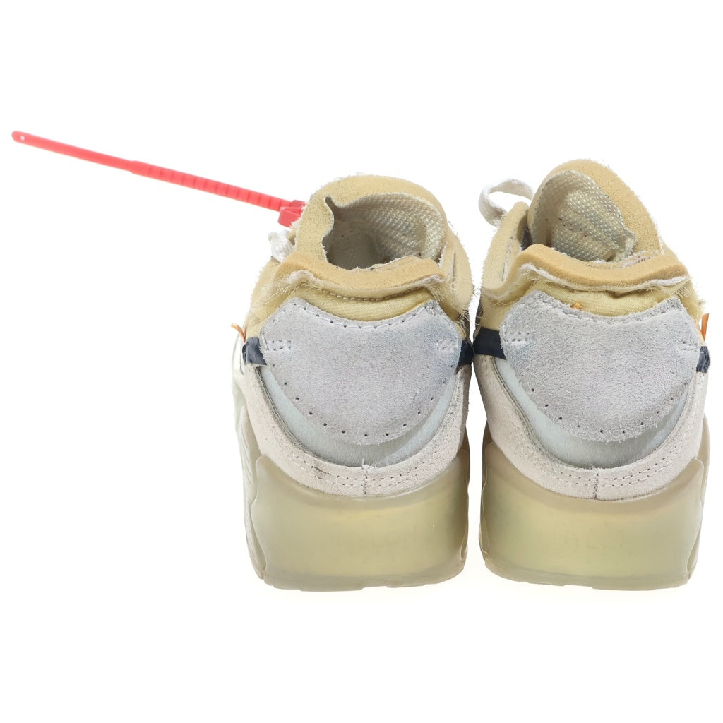 NIKE(ナイキ) ×OFF-WHITE AIR MAX 90 オフホワイト エアマックス90 ローカットスニーカー レディース ホワイト US6/24cm AA7293-100