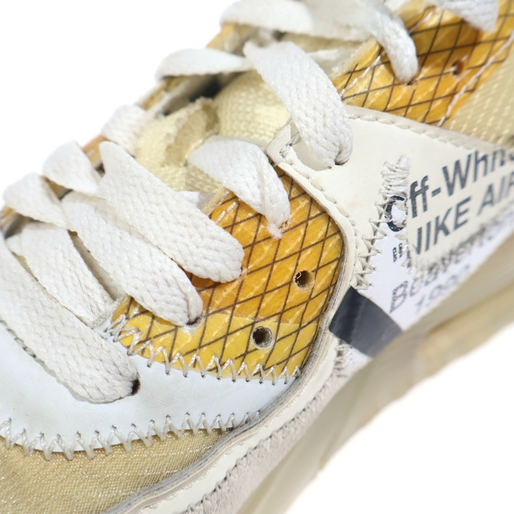 NIKE(ナイキ) ×OFF-WHITE AIR MAX 90 オフホワイト エアマックス90 ローカットスニーカー レディース ホワイト US6/24cm AA7293-100