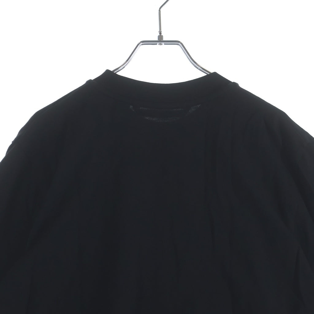 MONCLER(モンクレール) 22AW T-SHIRT SS ロゴワッペン クルーネック半袖Tシャツ カットソー ブラック H20928C00007