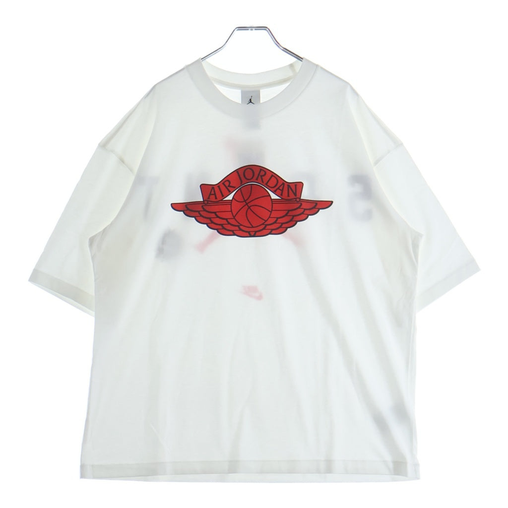 NIKE(ナイキ) 26SS ×SAINT MICHAEL M J SM SS TEE セントマイケル 両面ロゴTシャツ 半袖クルーネックカットソー ホワイト SM-MK8-0000-J07 FV4716-100