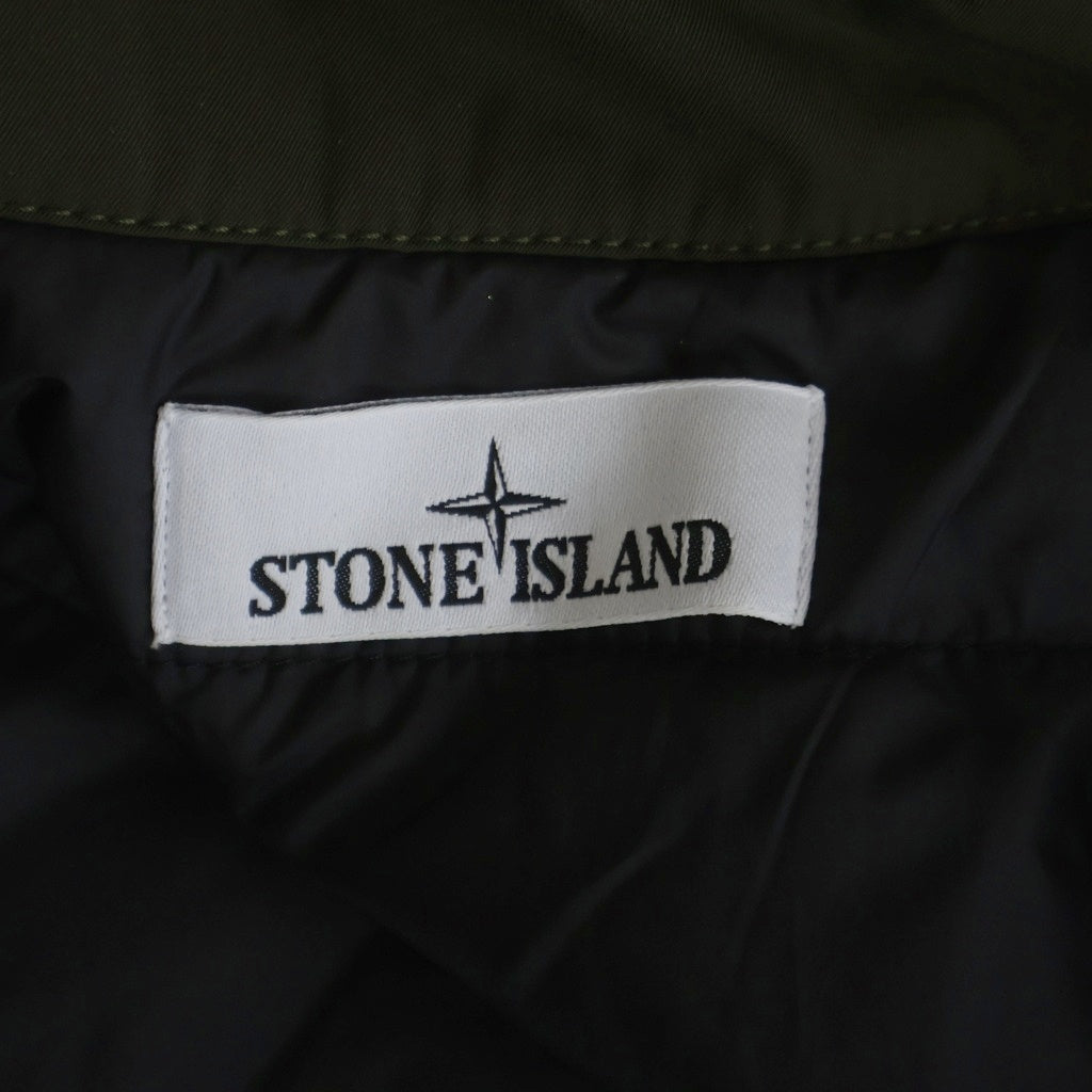 STONE ISLAND(ストーンアイランド) 23AW MICRO TWILL WITH PRIMALOFT マイクロ ツイル プリマロフト ブルゾンジャケット カーキ 791541926