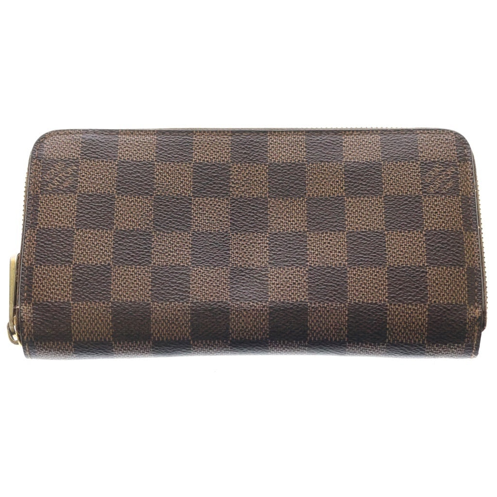 LOUIS VUITTON(ルイヴィトン) ダミエ ジッピーウォレット ラウンドファスナー 長財布 ブラウン N41661 CA2049 レディース