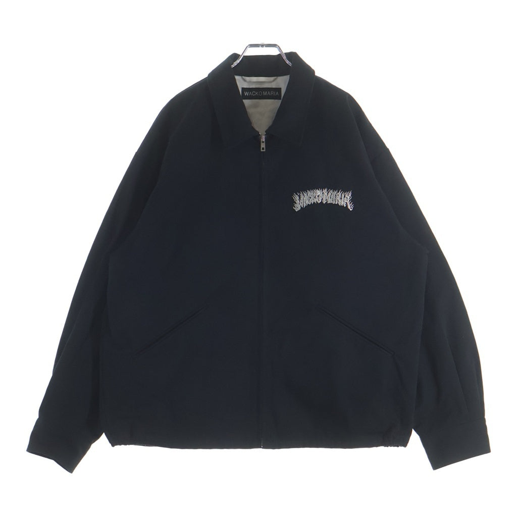 WACKO MARIA(ワコマリア) 25AW ×TIM LEHI VIETNAM JACKET ティムリーハイ 刺繍デザイン ベトナムジャケット ベトジャン ジップアップブルゾン ブラック 25FW-WMO-ML08