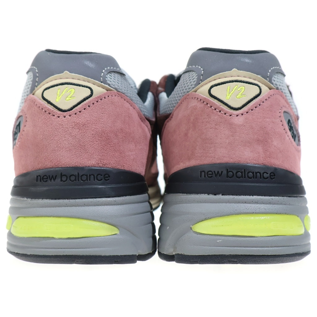 New Balance(ニューバランス) U991MG2 991V2 スウェード ローカットスニーカー ピンク/グレー US9.5/27.5cm