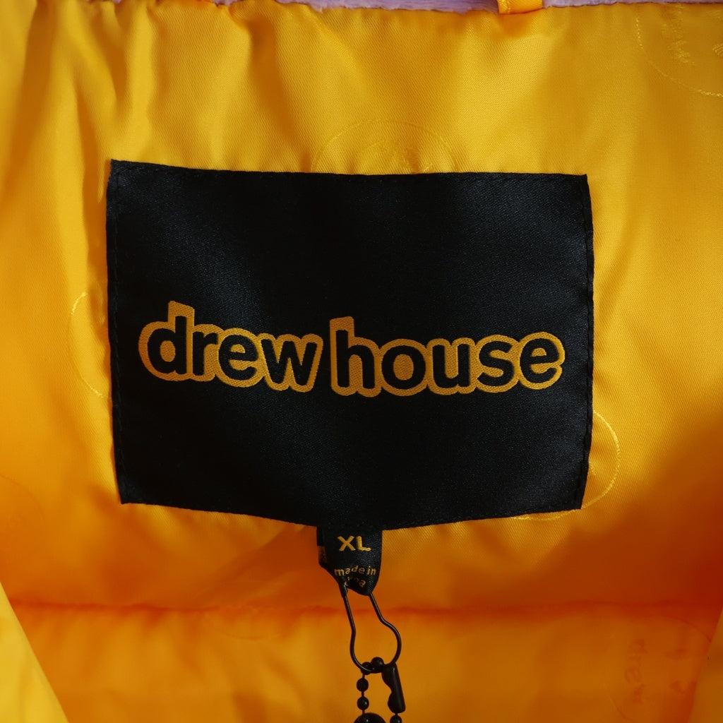 drew house(ドリューハウス) 22AW Plush Hooded Puffer Jacket Lavender プラッシュ ラベンダー フーデッドパファージャケット パープル