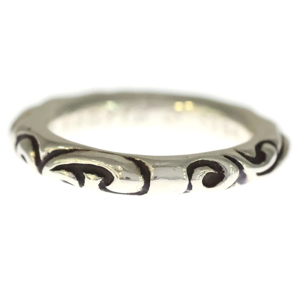CHROME HEARTS(クロムハーツ) SCRL BAND スクロールバンド リング シルバー BCA351