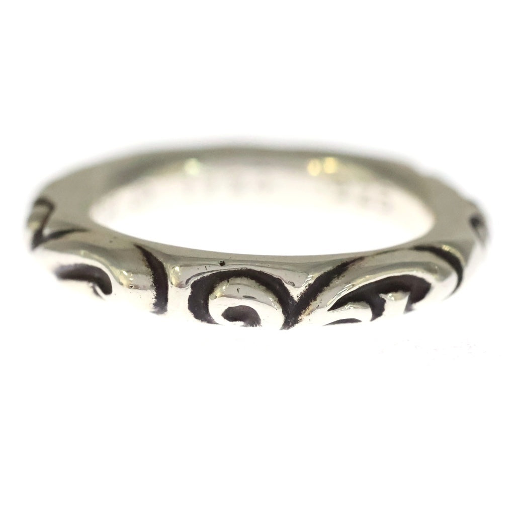 CHROME HEARTS(クロムハーツ) SCRL BAND スクロールバンド リング シルバー BCA351