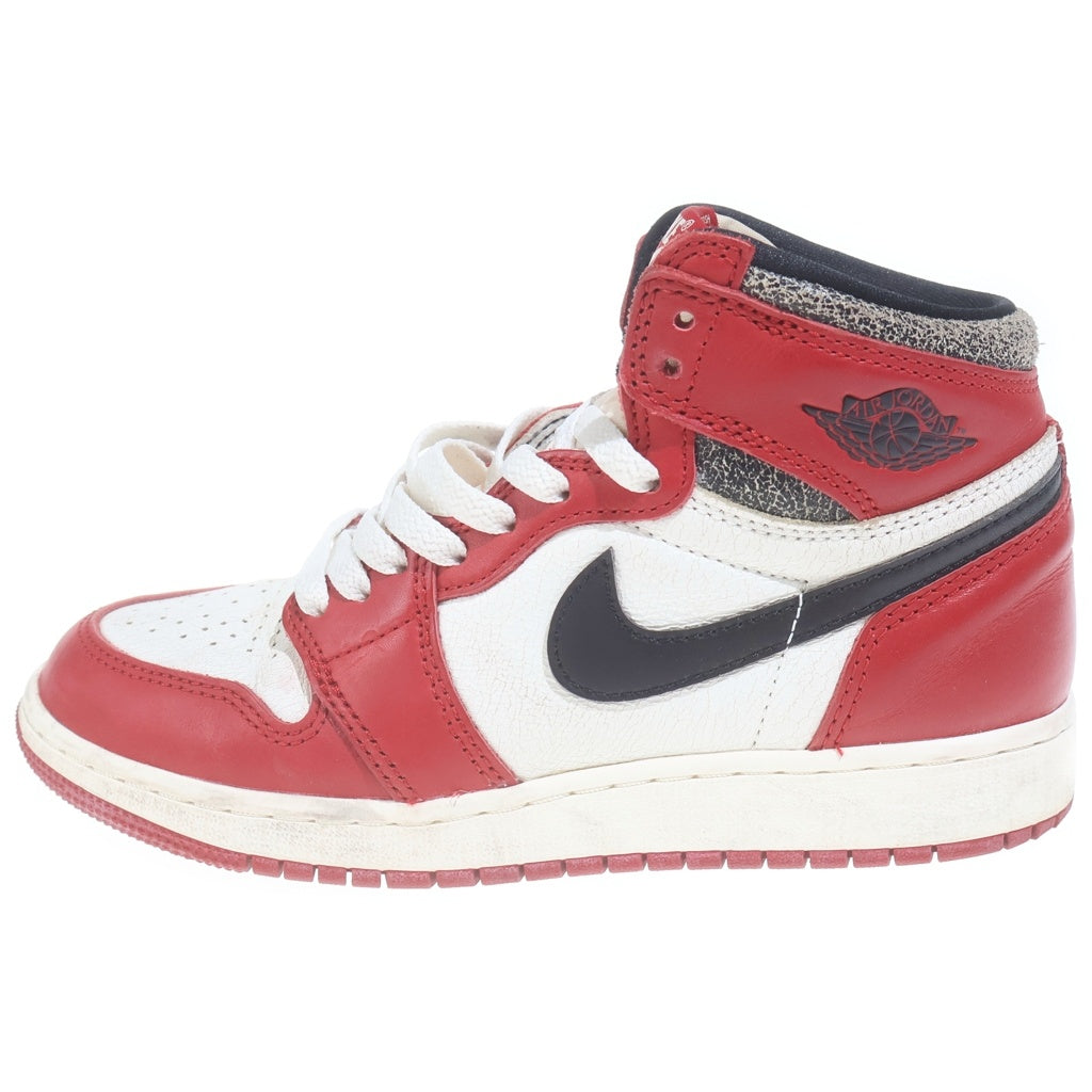 NIKE(ナイキ) AIR JORDAN 1 HIGH OG LOST & FOUND CHICAGO エア ジョーダン ロストアンドファウンド シカゴ ハイカットスニーカー レディース US4.5Y/23.5cm FD1437-612