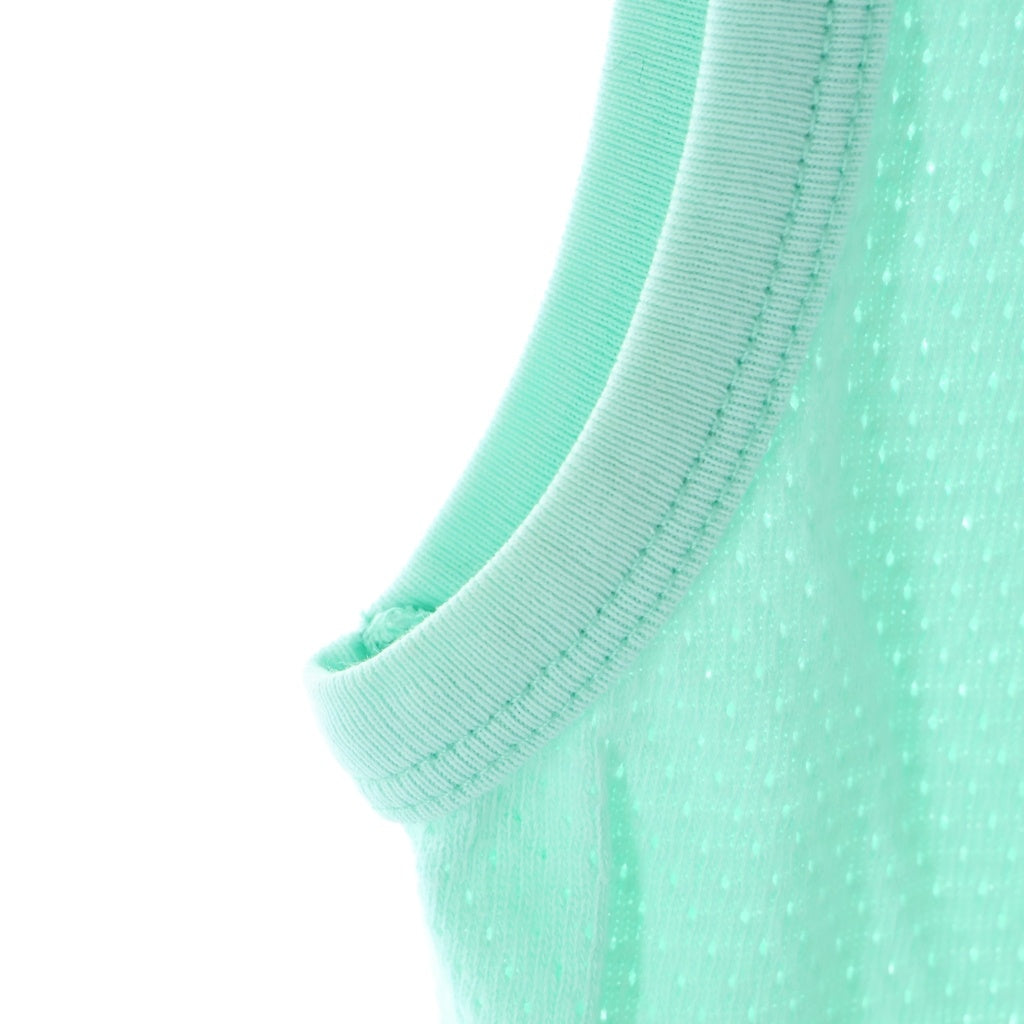 RAF SIMONS(ラフシモンズ) 05SS History Of The World期 ARCHIVE TEXAS PIECES MESH TANK TOP アーカイブ メッシュタンクトップ ライトブルー