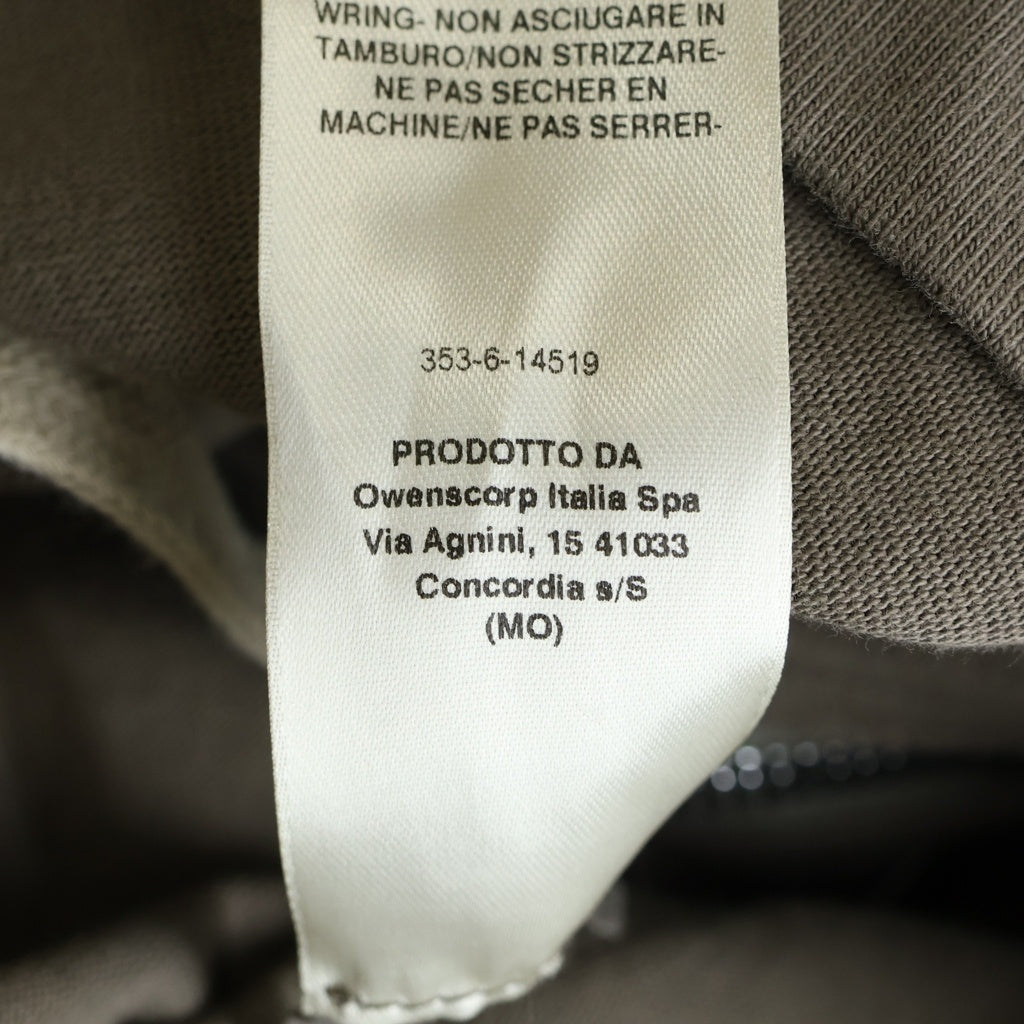 Rick Owens(リックオウエンス) 20SS LONG ZIP HOODIE ロングジップフーディー パーカー カーキ
