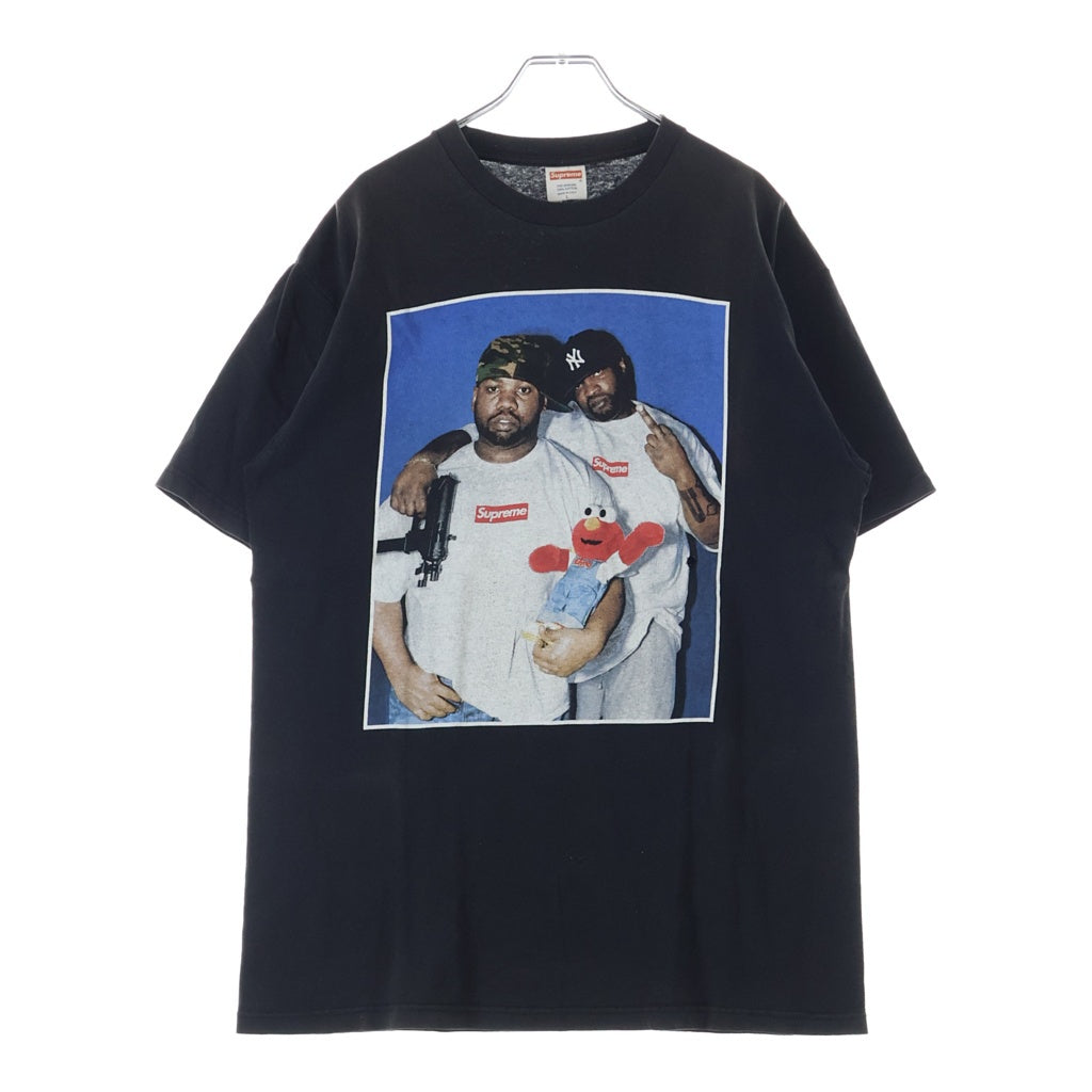 SUPREME(シュプリーム) 05SS Raekwon Elmo Tee レイクウォン エルモ フロントプリントTシャツ 半袖クルーネックカットソー ブラック