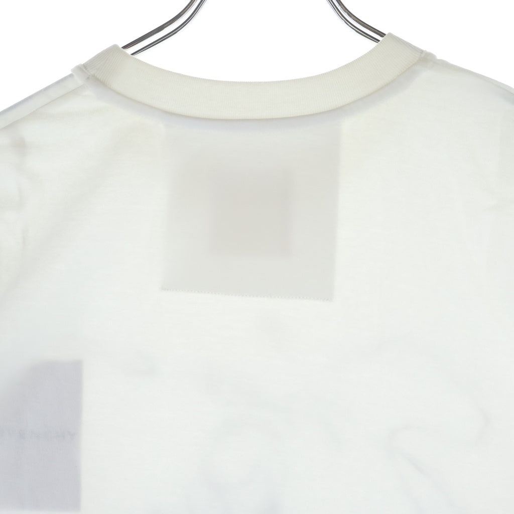 GIVENCHY(ジバンシィ) SNAKE PRINT T-SHIRT フロントスネークプリントTシャツ 半袖クルーネックカットソー ホワイト BM71MG3YPX