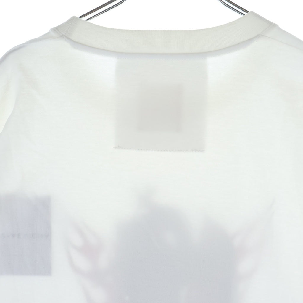 GIVENCHY(ジバンシィ) 24SS BOXY S/S T-SHIRT フロントプリントTシャツ 半袖クルーネックカットソー ホワイト BM71JB3YJY
