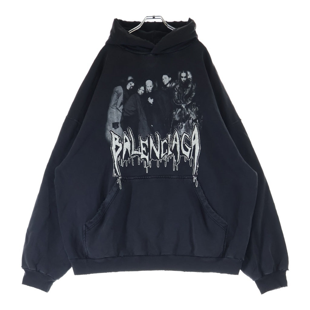 BALENCIAGA(バレンシアガ) 24AW ダメージ加工 ロゴグラフィティ プル 
